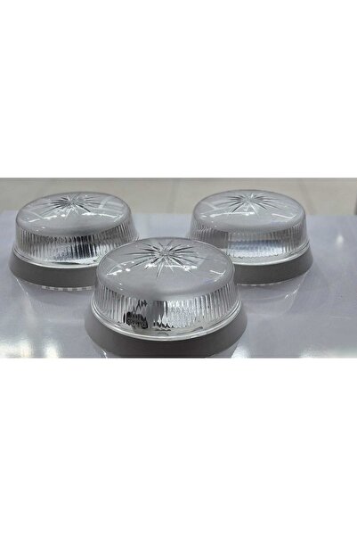 Arel Tek Duylu Tavan Plastik Glop Armatür 3 Adet-umut Elektrik