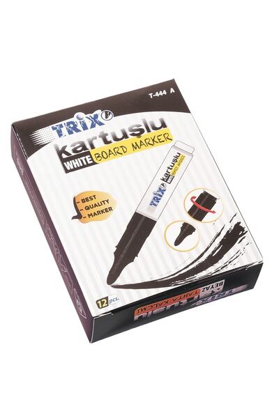 TRİX Tahta Kalemi Kartuşlu Siyah 12 Li