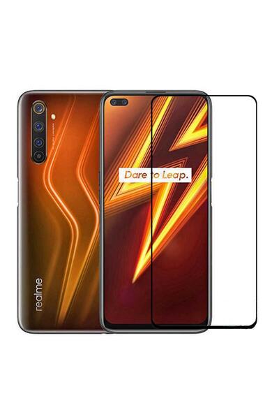 İncisoft Realme 6 Pro Kırılmaz Cam Kenarları Kırılmaya Dayanıklı Tam Kaplayan...