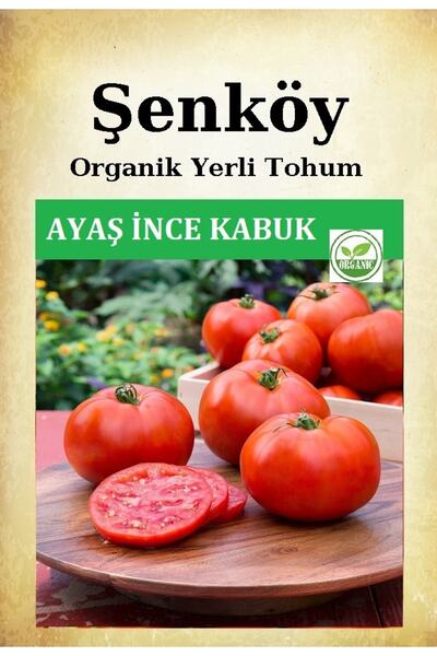 Şenköy Yerli Ayaş Domates Tohumu Doğal Ata Domates Tohumu Pakette 100 Tohum +...