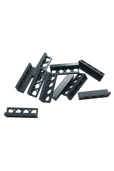 LEGO Original Accessory Custom Moc Fence 1 X 4 X 1 Dark Gray Short Small Garden Fence 4 Pieces Will Be Sent