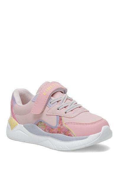 Kinetix Parper 2pr Pink / Black / White Girls and Boys Sports Shoes ORTHOPEDIC