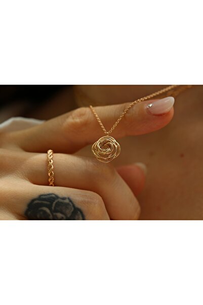 Reis Kuyumculuk Rosa Kolye