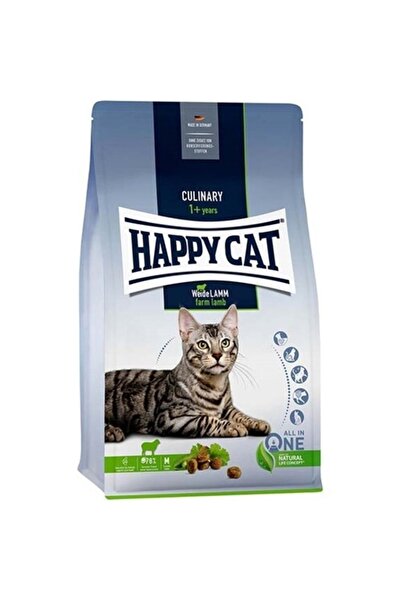 Happy Cat Culinary Weide Lamm Kuzu Etli Yetişkin Kedi Maması 4 kg