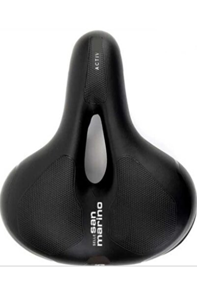 Asroya Bicycle Wide Comfortable Soft Spring Saddle Seat Bicycle Seat Saddle 26x21