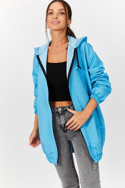 armonika Regenjacke - Blau - Zweireihig
