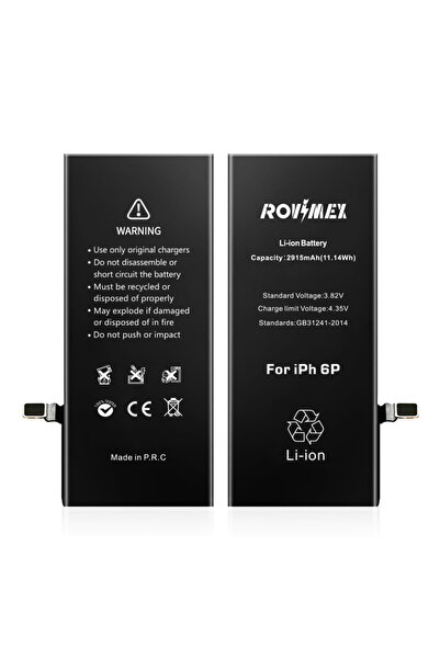 Rovimex Apple Iphone 6 Plus Yüksek Kapasite Batarya Pil