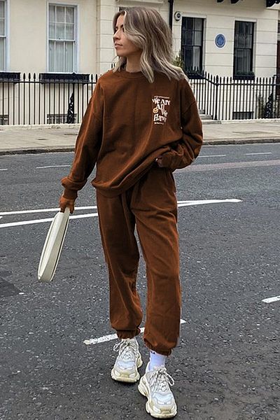 Machetta Γυναικείο σετ φόρμας μεγάλου μεγέθους We Are Printed Oversize