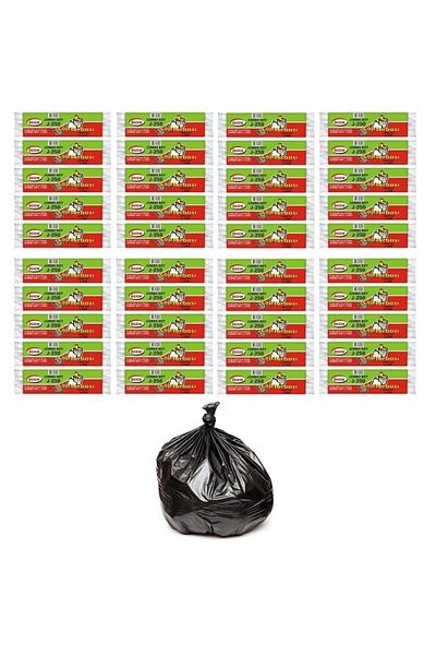 Ögem J-250 Jumbo Size Garbage Bag 80x110 Cm 90 Lt 10 Pieces Roll 40 Packs