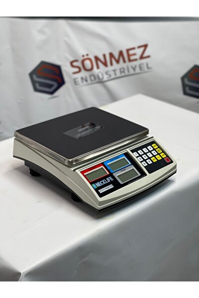 SÖNMEZ ENDÜSTRİYEL Neck Jcs-b 30 Kg 1 Gr Sayım Tartım Terazisi
