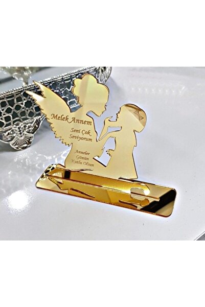 Miana Lazer Anneler Günü Hediyelik Plaket Melek Anne Çocuk Şekilli Plaket Mel...