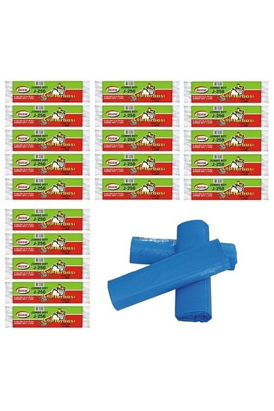 Ögem J-250 Jumbo Size Garbage Bag 80x110 Cm 90 Lt 10 Pieces Roll 20 Packs