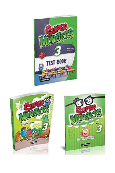 yds publishing Super Monsters Grade 3 Student's Book & Activity Book & Test Book