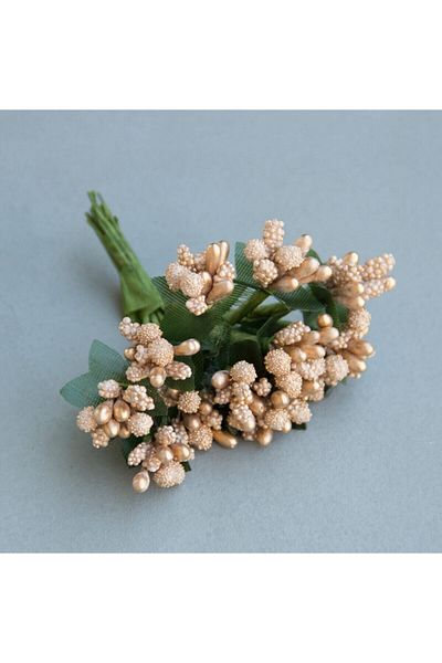 BarokBonbon Cipso Chick Flower 144 Pieces Gold – Διακόσμηση τεχνητών λουλουδιών, Στολίδι γραφείου, Φόντο