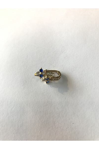 ÖZDEN KUYUMCUSU 14 Ayar Altın Taşlı Küpe