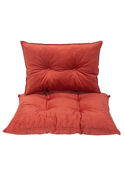 Zem Bella Petek Kalorifer Önü Ikili Minder Takımı Kiremit