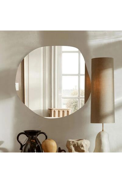 FNC CONCEPT Dekoratif Ayna Asimetrik Duvar Aynası 60cm