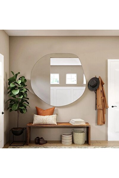 FNC CONCEPT Dekoratif Ayna Asimetrik Duvar Aynası 85cm