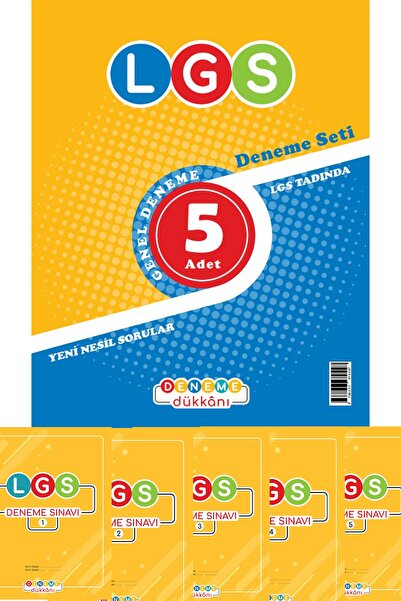 Deneme dükkanı LGS 5li Deneme Seti / Kolektif / Deneme Dükkanı / 9786257979207