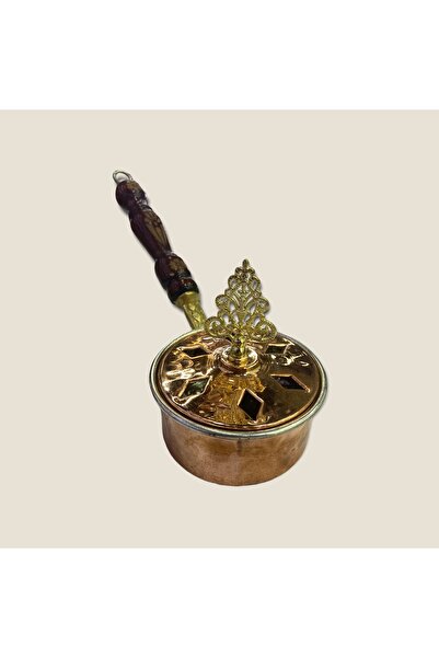 copperable El Yapımı Otantik Gezdirme Bakır Buhurdanlık Tütsülük