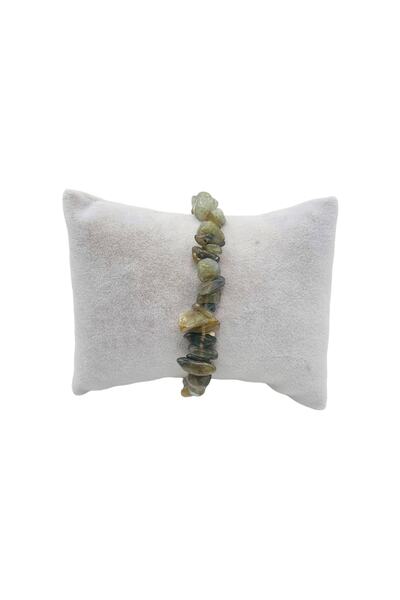 PEDRAS Doğaltaş Kırıktaş Labradorit Bileklik