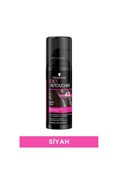 Schwarzkopf Root Retoucher Sprey Boya Siyah 120 Ml