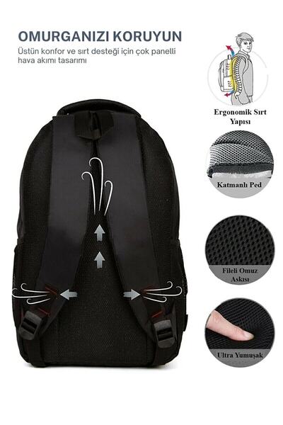 By Hakan Newish Polo 8112 Унісекс Шкільний рюкзак Студентський Щоденний Подорож Відпустка Спорт Прогулянка Подорож Екскурсія