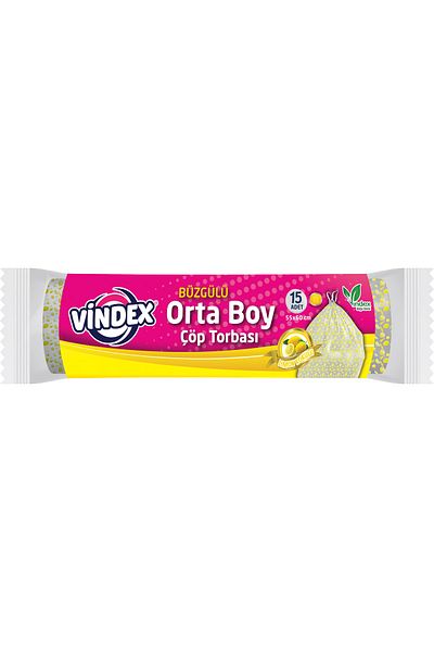 Vindex Vindex Cop Bag Frosted Medium Size Lemon Scented