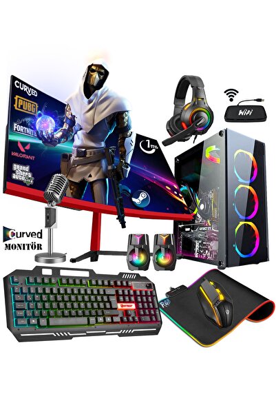 Zeiron Amx25 Amd Ryzen 5 3600 16gb 240gb 1tb Rx550 4gb 23.8" Oyuncu Masaüstü ...