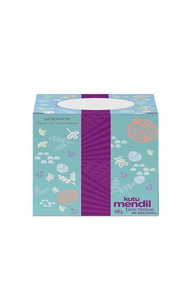Watsons X-flower Box Wipes 60 Pieces