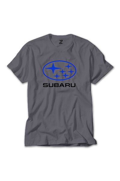 Z zepplin Γκρι μπλουζάκι Subaru Logo Stars