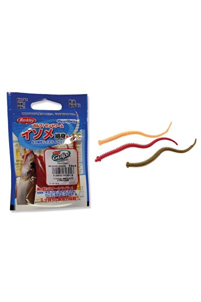 BERKLEY Gulp Saltwater 4in Isome Hosomi 10 Cm Lrf Silikon Sahte Kurt Yemi