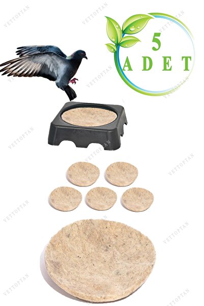 Genel Markalar Keçe Folluk Güvercin Folluğu Keçesi 5 Adet Yün Keçedir Yumurtalık Yuvalık Pigeon Kümes Ekipmanları