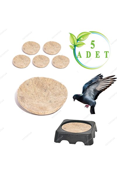 Genel Markalar Keçe Folluk Güvercin Folluğu Keçesi 5 Adet Yün Keçedir Yumurtalık Yuvalık Pigeon Kümes Ekipmanları