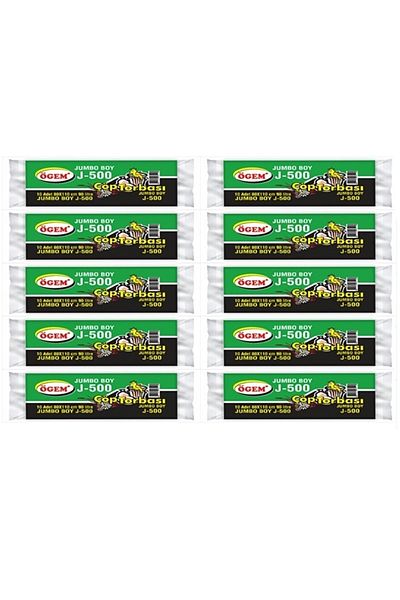 Ögem J-500 Jumbo Size Garbage Bag 80x110 Cm 90 Lt 10 Pieces Roll 10 Packs