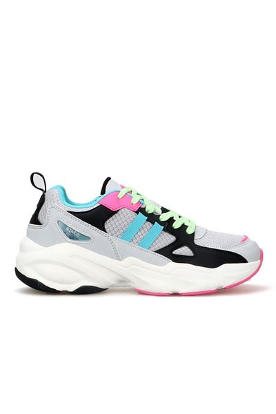 Hammer Jack Hammerjack Rio G 20041-G Women's Sports Shoes - GRAY-TURQUOISE