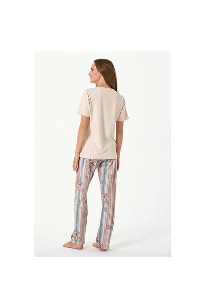 Feyza Pijama Set pijamale cu mânecă scurtă din bumbac Feyza New Season