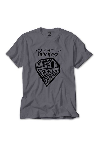 Z zepplin Μπλουζάκι Pink Floyd Crayz Diamond Grey