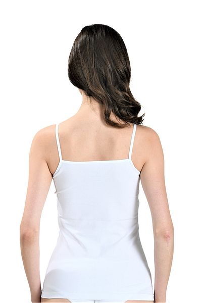 Jiber Women's 6-Pack Cotton Undershirt with Rope Straps Jbr-503