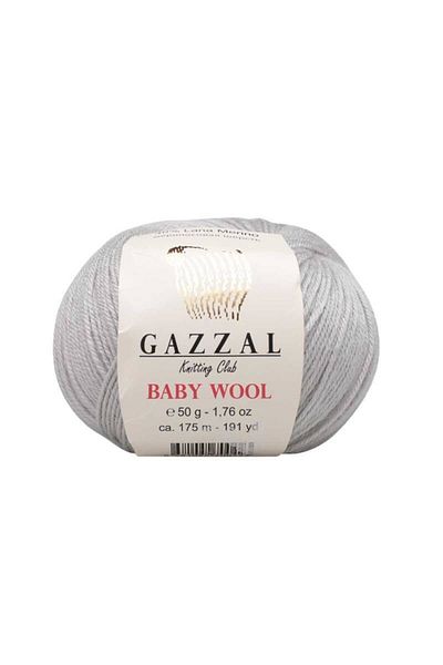 Gazzal Γκρι Violet 817 - Baby Wool Πλεκτό Σχοινί
