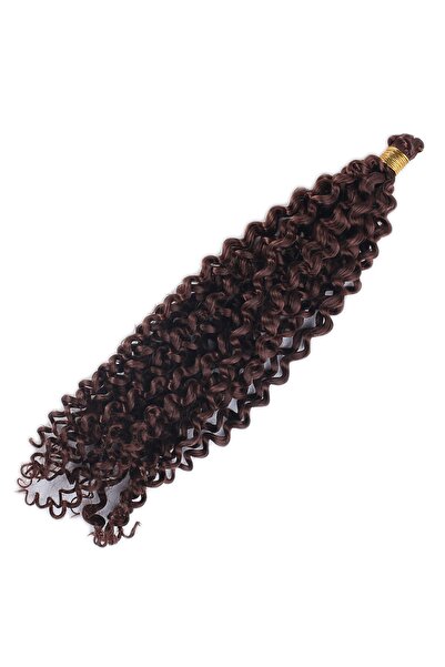 Suzan Peruk Păr Afro Wave de culoare maro închis