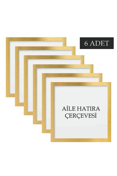 ÖZCANLAR ÇERÇEVE 6 τμχ Σετ Οικογενειακό Σετ Πίνακα Κενό Πλαίσιο Επιτραπέζιο Πλαίσιο Δώρο Πλαίσιο