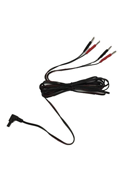 FİZYOPOL 4 Çıkışlı,Portatif Tens Cihazı Kablosu,1 Çift Yedek Kablo