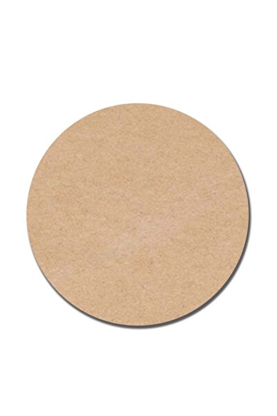 Genel Markalar 6 Adet 40 Cm Çap 3 Mm Ham Mdf Duralit Daire Plaka Supla