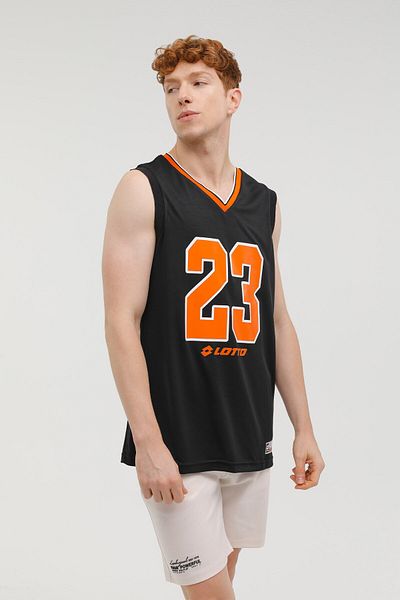 Lotto Ct1239 Torrence Tank Top رياضي للرجال باللون الأسود