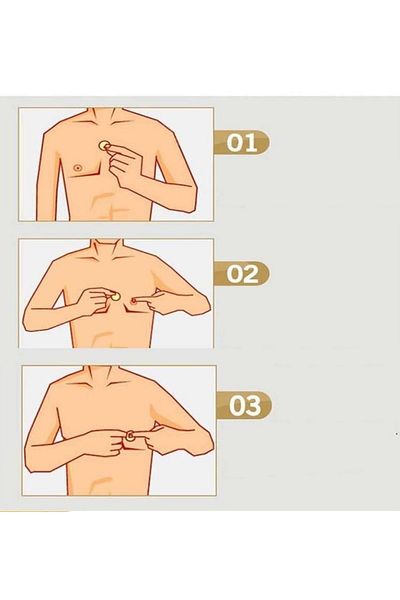 HİDDEN LİFT Men's Nipple Hiding Tape (2 Pairs)