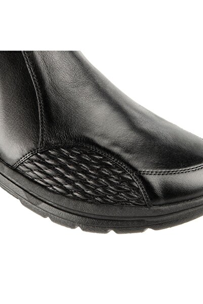 Muya Orthopedix Helix Hakiki Deri Kemik Çıkıntısı Hallux Ve Topuk Dikeni Pedli Fermuarlı Erkek Bot 3