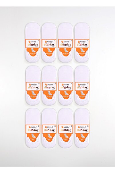 Dündar Șosete de balerină cu bandă anti-alunecare, fără sudură, negru, modal, pentru femei, cutie de 12