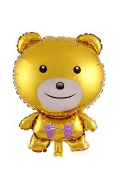 kidspartim بالون فويل الدب الأصفر 69x52 سم