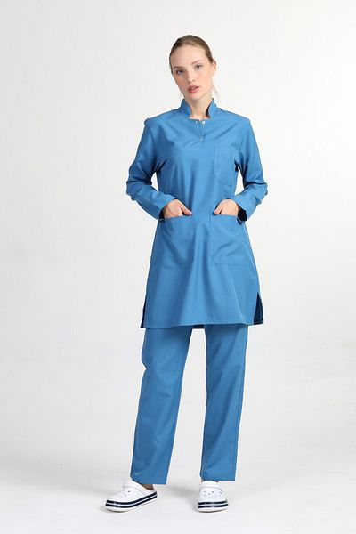 BAŞAK Set de tricou Hijab Doctor Nurse (țesătură de alpaca)
